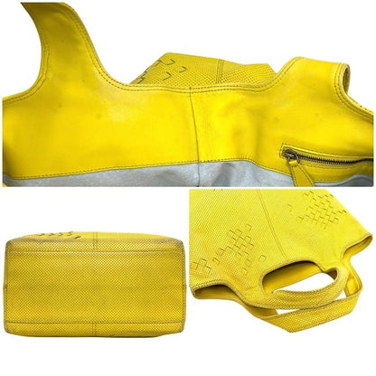 Bottega Veneta Tote Yellow Intrecciato