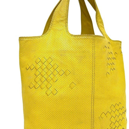 Bottega Veneta Tote Yellow Intrecciato