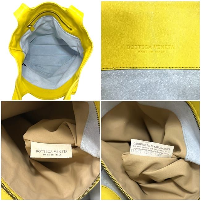 Bottega Veneta Tote Yellow Intrecciato