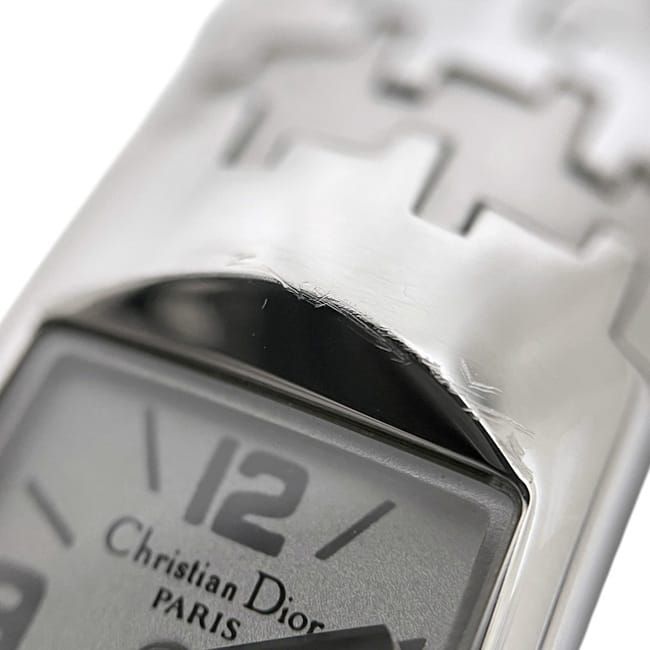 Dior Watch White Dial Silver Diophilic