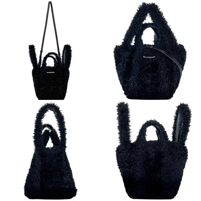 Balenciaga Shoulder Tote Everyday 2.0 XS North South Black