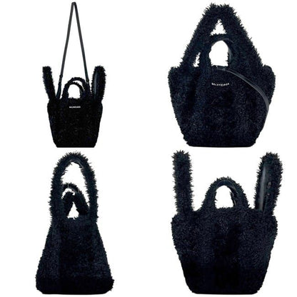 Balenciaga Shoulder Tote Everyday 2.0 XS North South Black