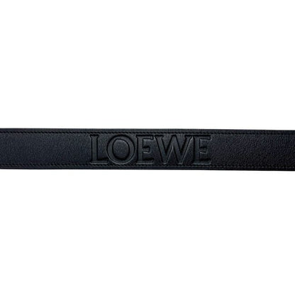 Loewe Belt Black Waist 80 cm 30 mm Leather