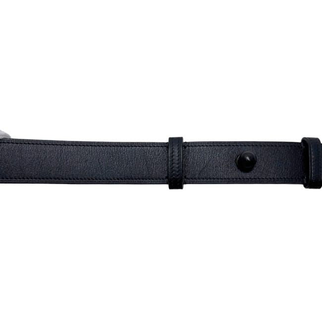 Loewe Belt Black Waist 80 cm 30 mm Leather