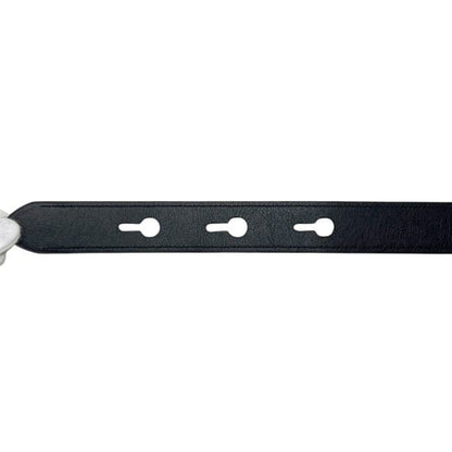 Loewe Belt Black Waist 80 cm 30 mm Leather