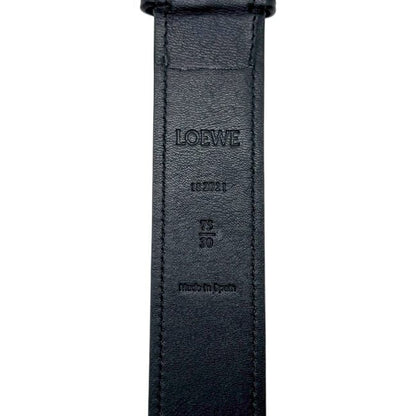 Loewe Belt Black Waist 80 cm 30 mm Leather