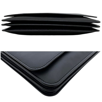 Loewe Shoulder Bag Gusset Flat Messenger Black