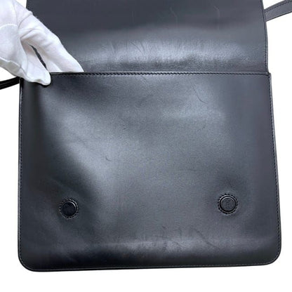 Loewe Shoulder Bag Gusset Flat Messenger Black