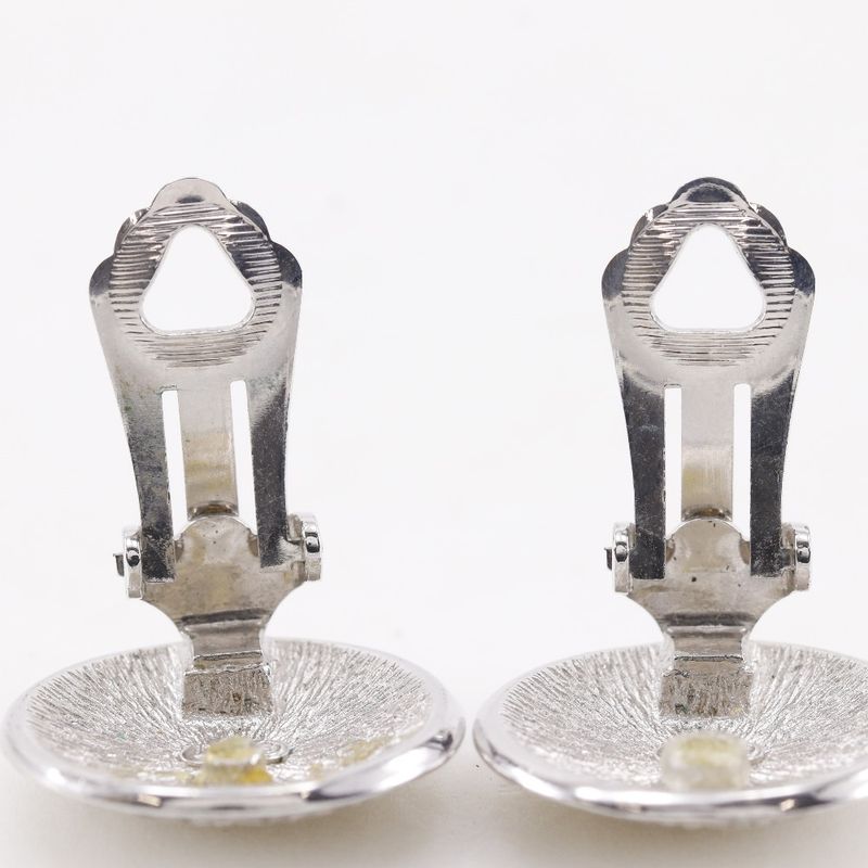 Dior Trotter Metal Silver Earrings