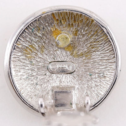 Dior Trotter Metal Silver Earrings