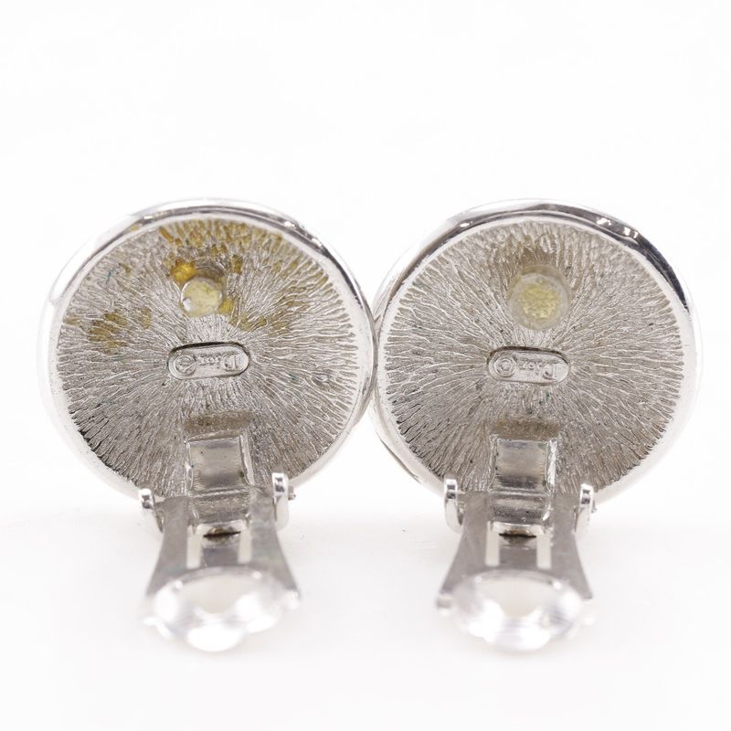 Dior Trotter Metal Silver Earrings