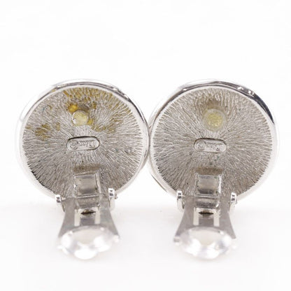 Dior Trotter Metal Silver Earrings