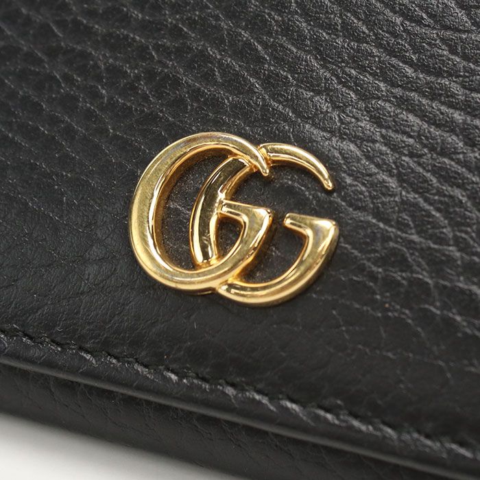 Gucci GG Marmont Business Card Holder Leather