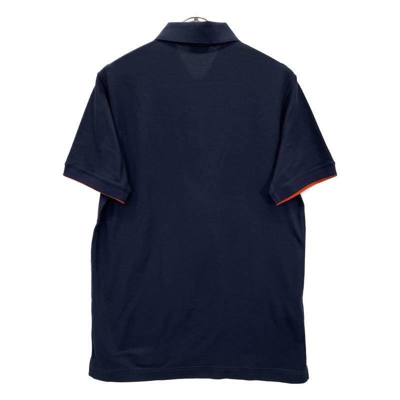 Hermes Navy Series Short Sleeve Polo