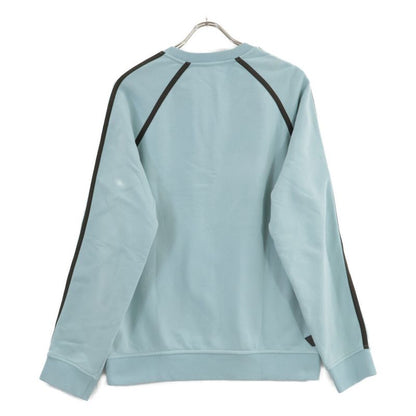Hermes Light Blue Cotton Herringbone Piping Brushed Lining Neck Sweatshirt Pull