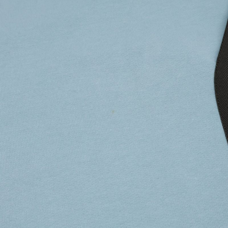 Hermes Light Blue Cotton Herringbone Piping Brushed Lining Neck Sweatshirt Pull
