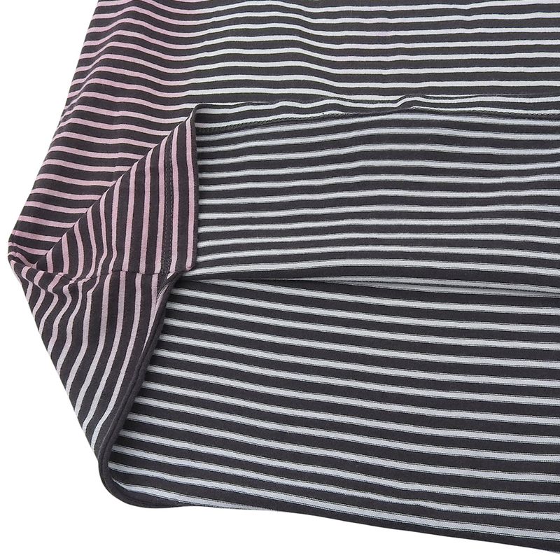 Saint Laurent Paris Gradient Border T-Shirt Top White Black XS