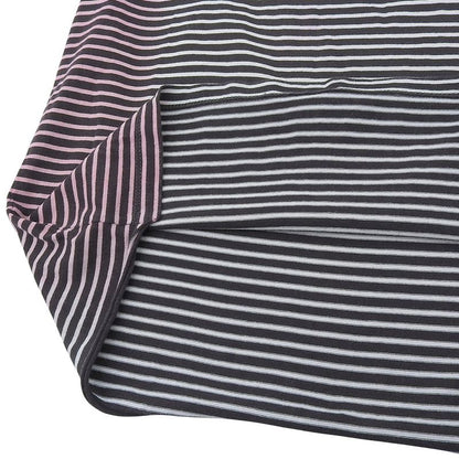 Saint Laurent Paris Gradient Border T-Shirt Top White Black XS