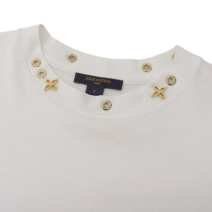 Louis Vuitton Side Strap Short Sleeve T-Shirt Cotton Top White