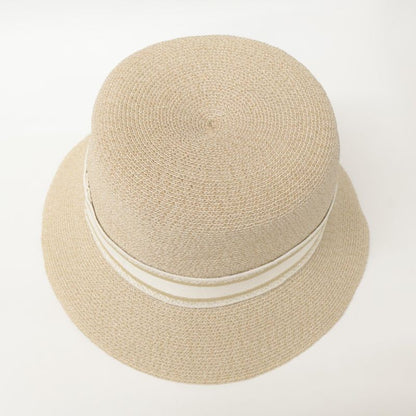 Dior Esort Resort Logo Tape Straw Hat 57