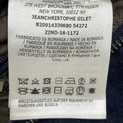 Moncler Vintage Navy Jeanchristophe Fed Download Vest 1