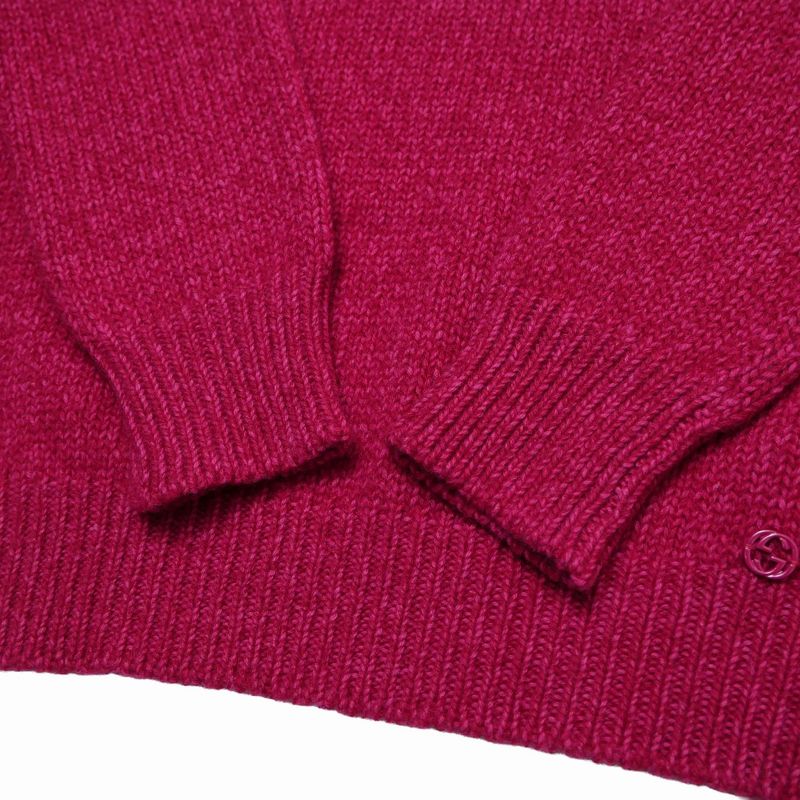 Gucci Sweater XS Cashmere Blend V-neck Knit Gglogo