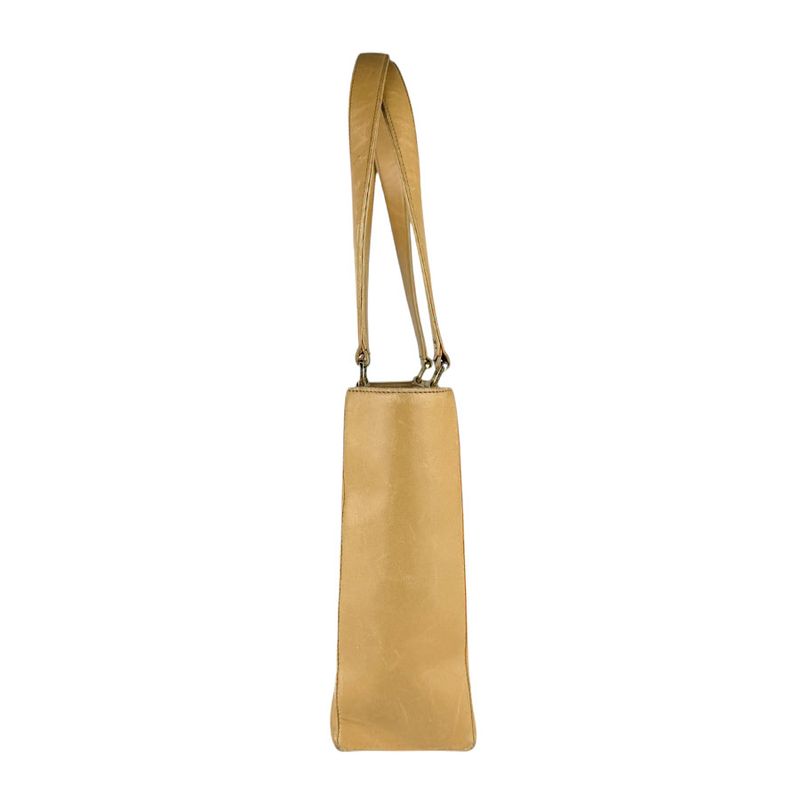 Chanel Tote Shoulder Bag Chocolate Bar