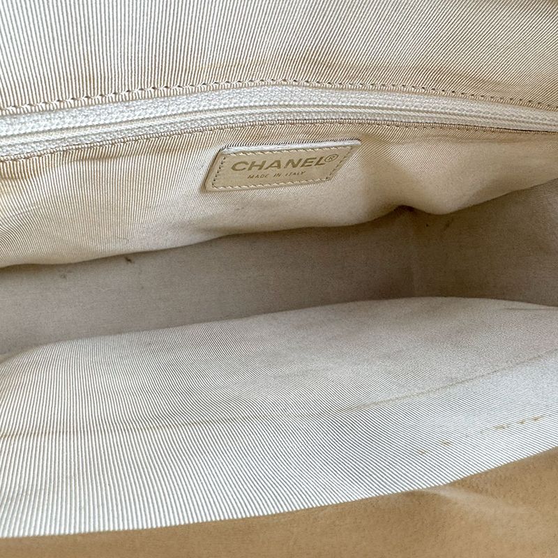 Chanel Tote Shoulder Bag Chocolate Bar