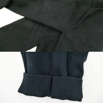 Louis Vuitton Wintari Camion Half Button Knit Black S Long Sleeve Sweater