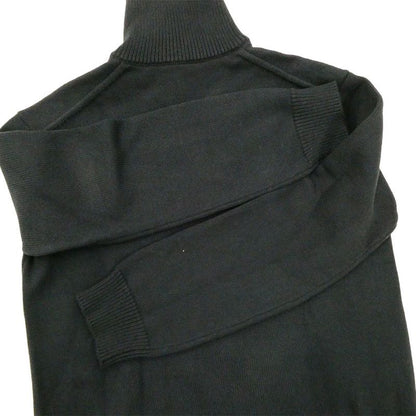 Louis Vuitton Wintari Camion Half Button Knit Black S Long Sleeve Sweater