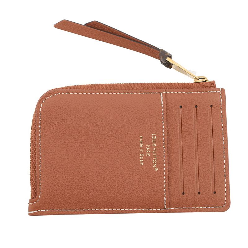 Louis Vuitton Card Case Monogram Calf Leather Holder Louki Wallet