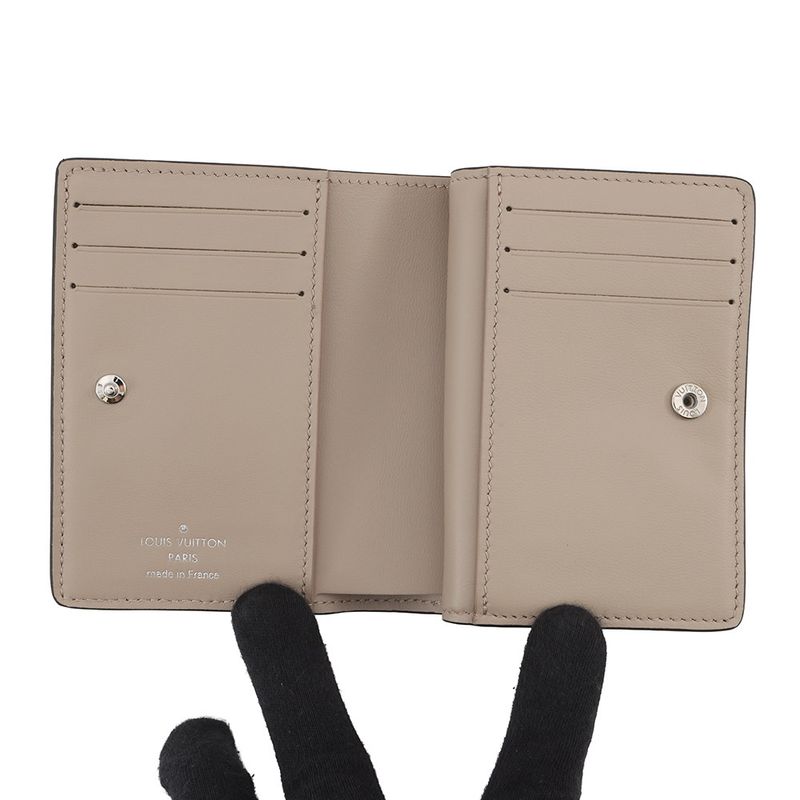 Louis Vuitton Bifold Wallet Monogram Mahina Portefeuille Ku
