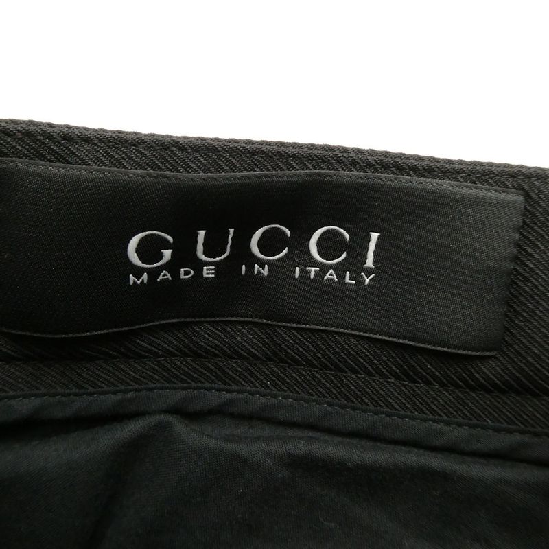 Gucci Trousers Pants 50 XL Nylon Others Riding Contrast Hem Button