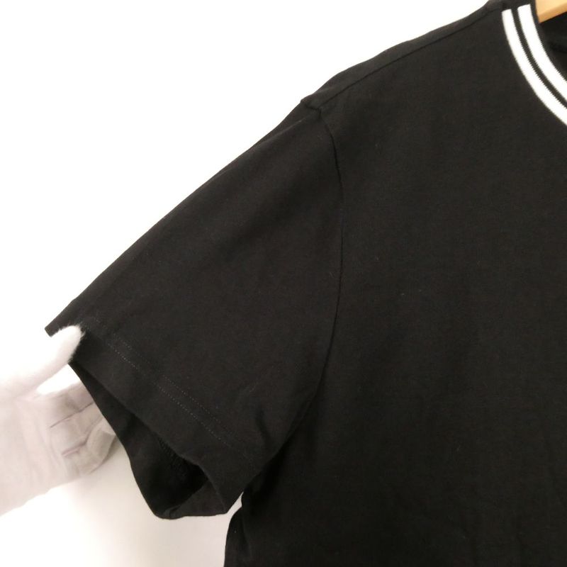 Moncler Maglia T-Shirt L Cotton Short Sleeve Rubber Icon Crew Neck Top