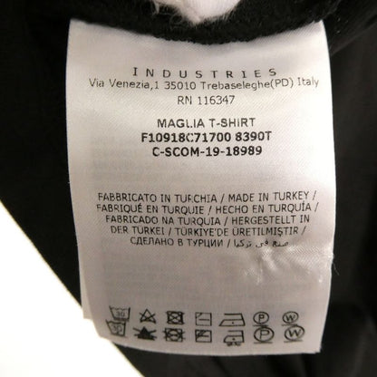 Moncler Maglia T-Shirt L Cotton Short Sleeve Rubber Icon Crew Neck Top