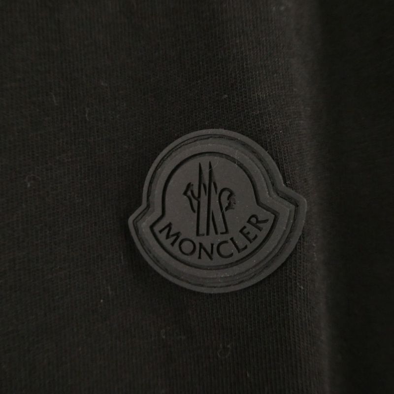 Moncler Maglia T-Shirt L Cotton Short Sleeve Rubber Icon Crew Neck Top