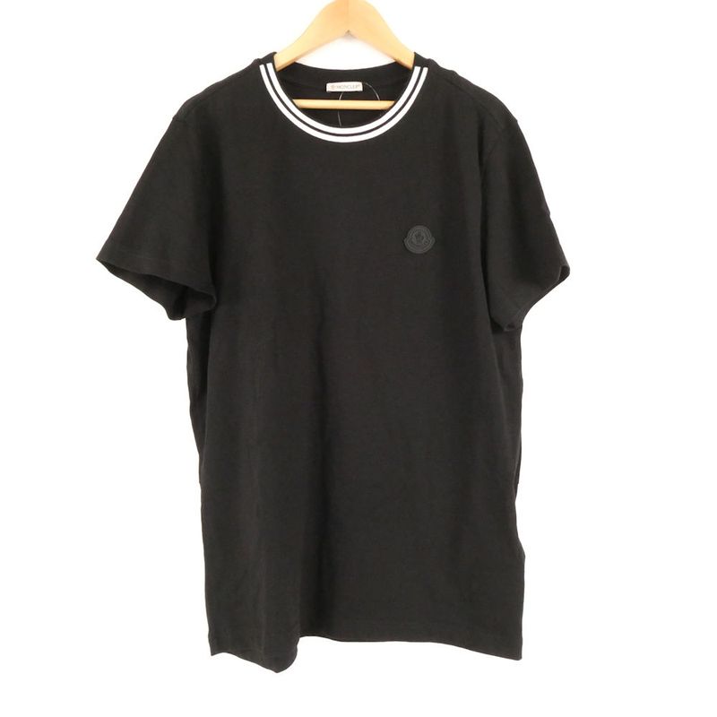 Moncler Maglia T-Shirt L Cotton Short Sleeve Rubber Icon Crew Neck Top
