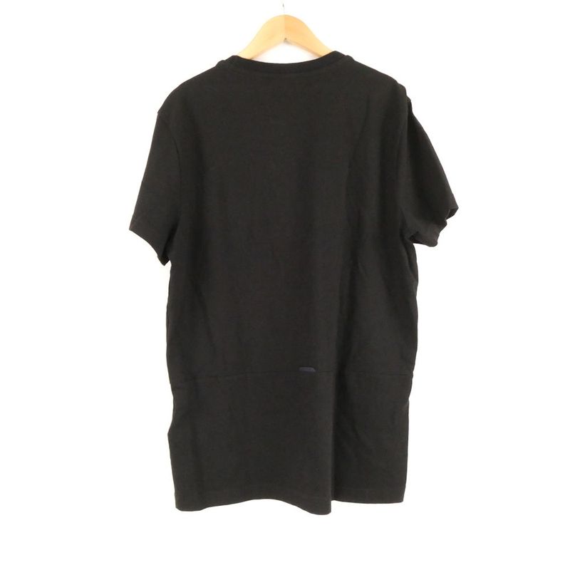 Moncler Maglia T-Shirt L Cotton Short Sleeve Rubber Icon Crew Neck Top
