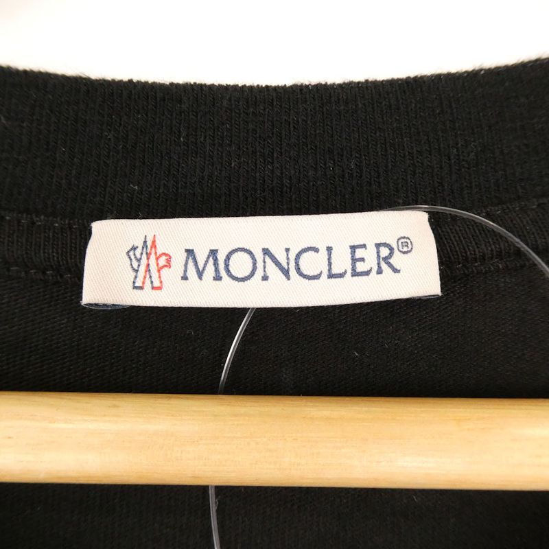 Moncler Maglia T-Shirt L Cotton Short Sleeve Rubber Icon Crew Neck Top