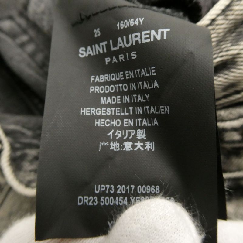 Saint Laurent Denim Pants 25 Cotton Jeans