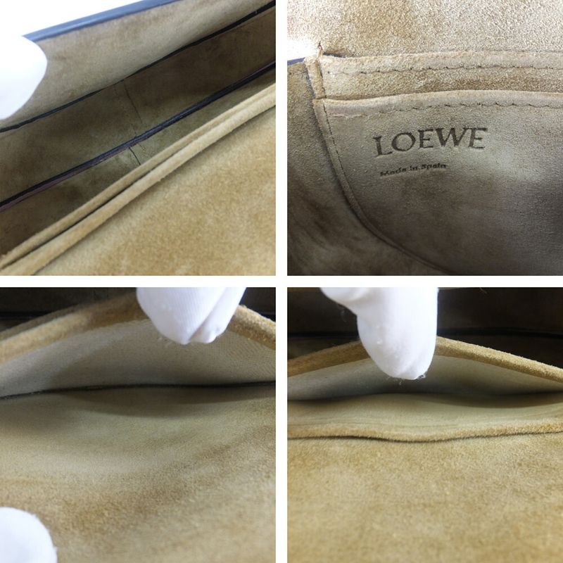 Loewe Gate Dual Mini Shoulder Bag Pink Leather