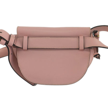 Loewe Gate Dual Mini Shoulder Bag Pink Leather