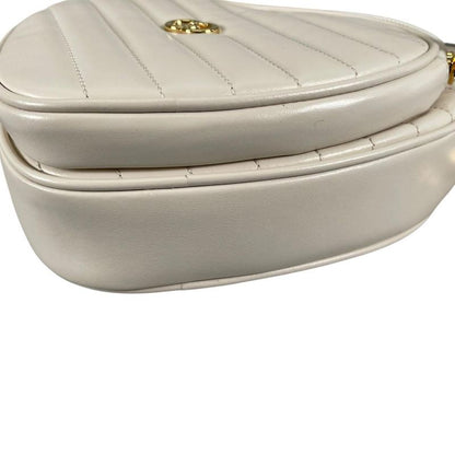 Gucci Heart Chain Shoulder Bag Interlocking White