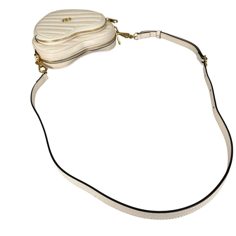 Gucci Heart Chain Shoulder Bag Interlocking White
