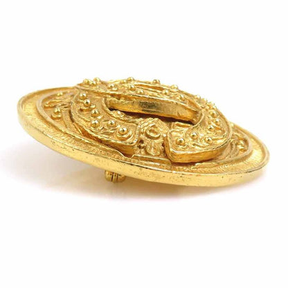 Chanel Brooch CC Logo