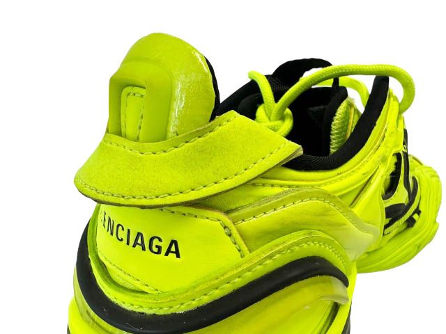 Balenciaga Tyrex Low Cut Sneakers 25 Neon Yellow