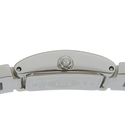 Fendi Logo Stainless Steel Quartz Analog Display Silver Dial Watch