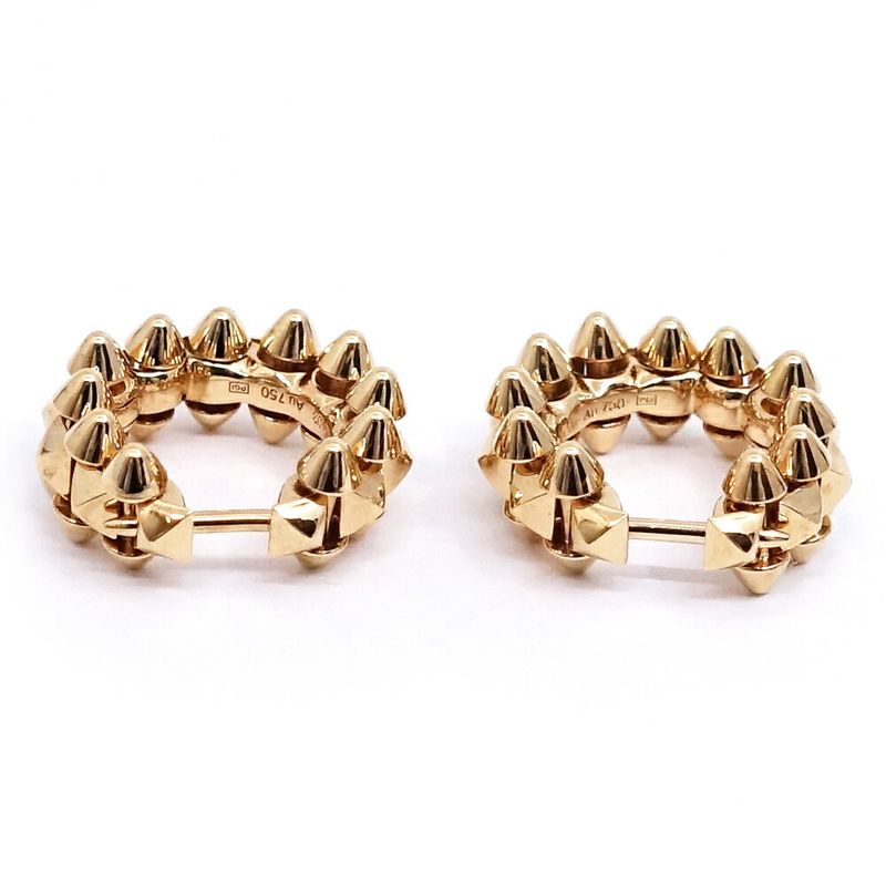 Cartier 18k Pink Gold Clash de Earrings Hoop Mini