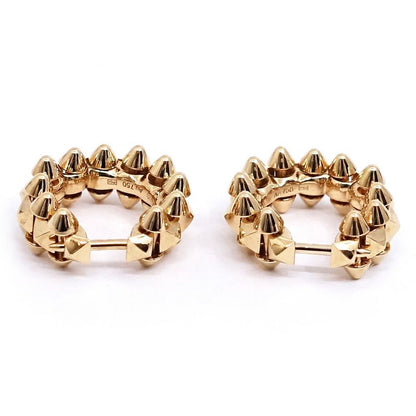 Cartier 18k Pink Gold Clash de Earrings Hoop Mini
