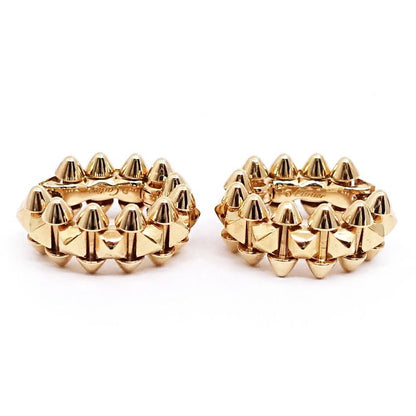 Cartier 18k Pink Gold Clash de Earrings Hoop Mini